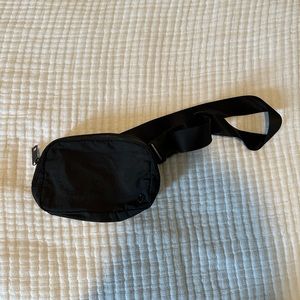 Black Lululemon Belt Bag